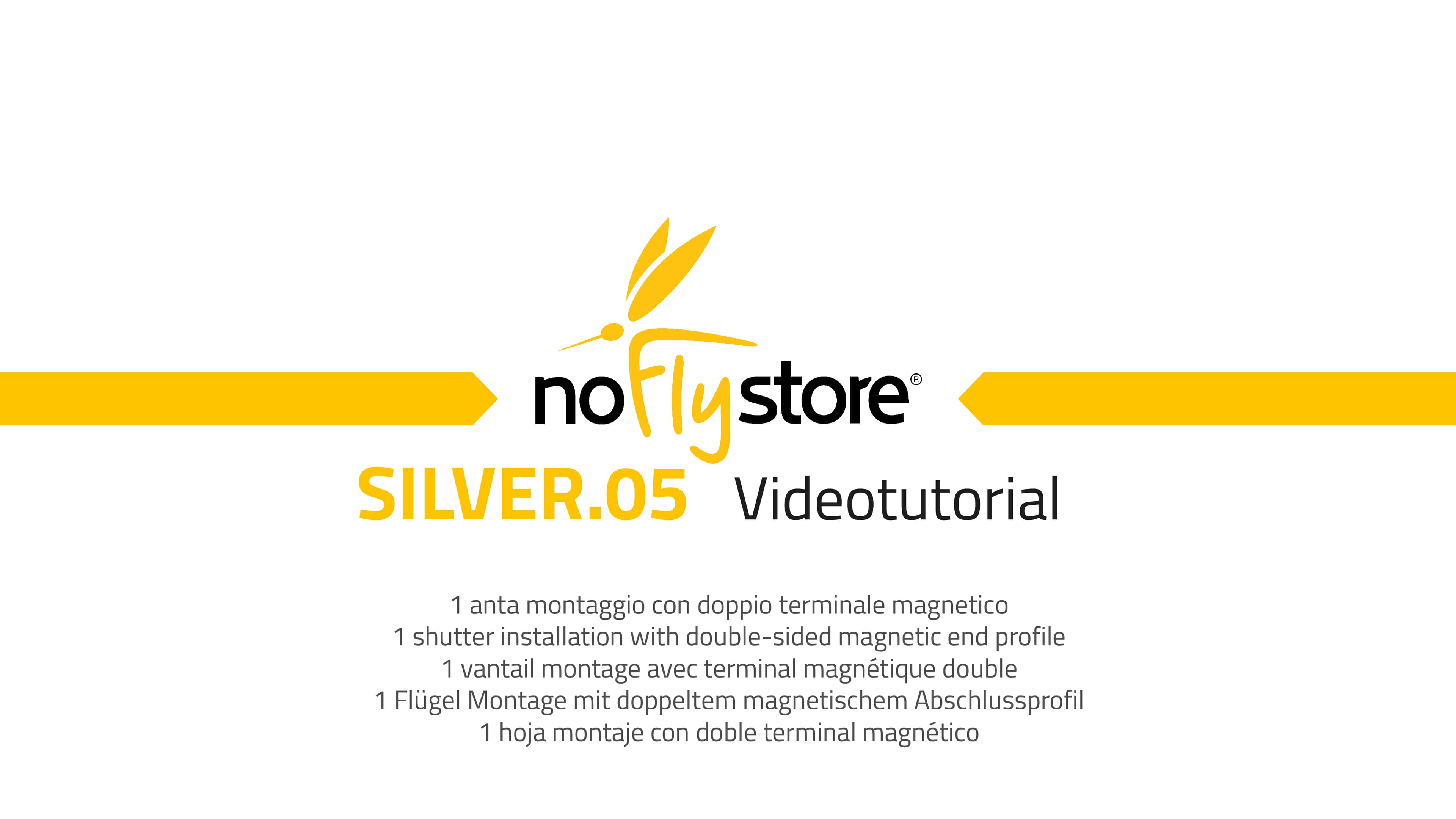 SILVER.05. Zanzariera a Rullo per Porte e Portefinestre