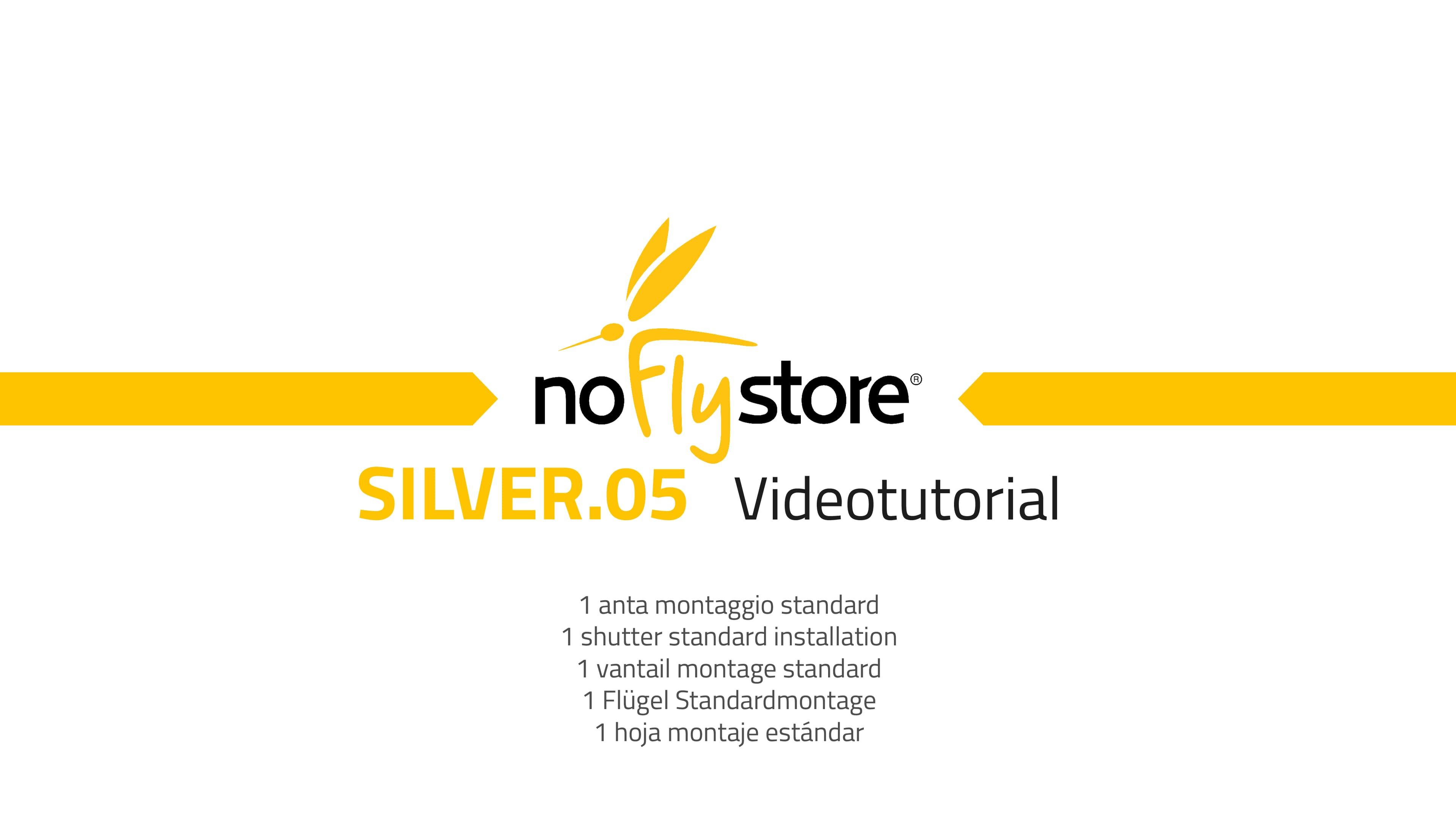 SILVER.05. Zanzariera a Rullo per Porte e Portefinestre